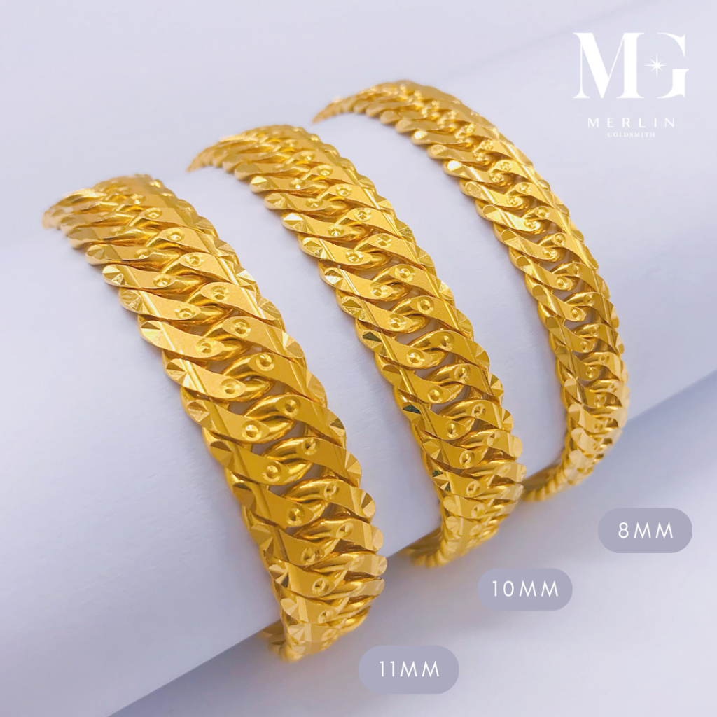 Mens 916 sale gold bracelet