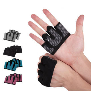 Unisex Half Finger Yoga Pilates Gloves Fitness Weightlifting