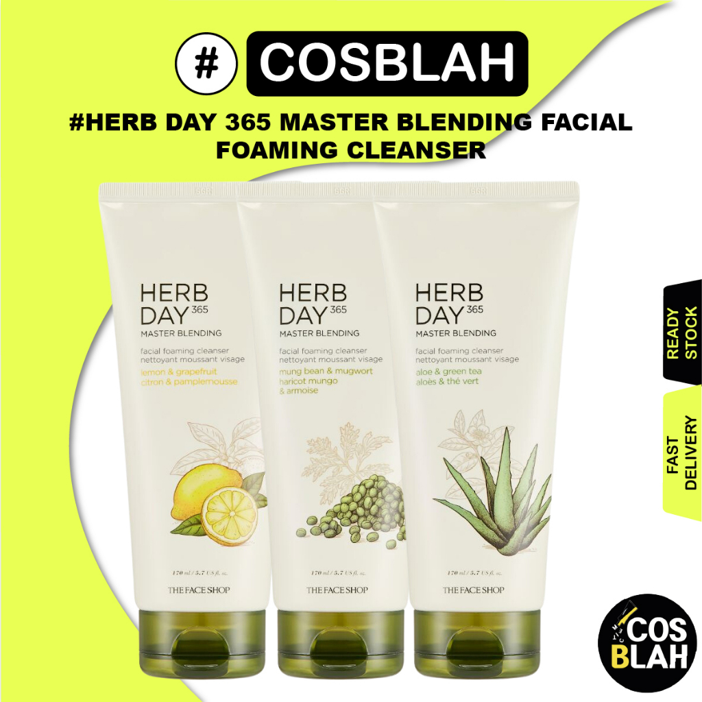 The Face Shop Herb Day 365 Master Blending Cleansing foam 170ml