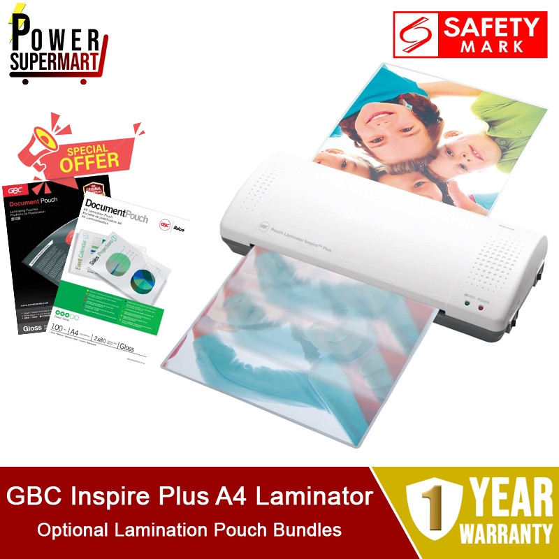 GBC Lamination Machine. A4 Size. Model GBC Inspire Plus A4 Laminator