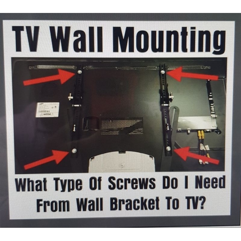 TV wall mount screw (Prism use) Shopee Singapore