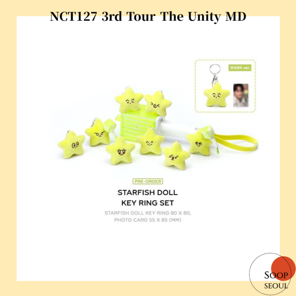 NCT127 3rd tour The Unity MD / track jacket blanket starfish doll