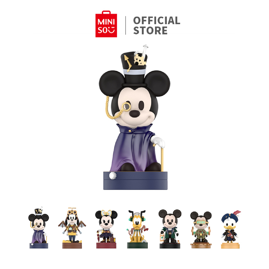 MINISO Mickey Mouse Collection Steampunk Stamp Blind Box Figure Model |  Shopee Singapore