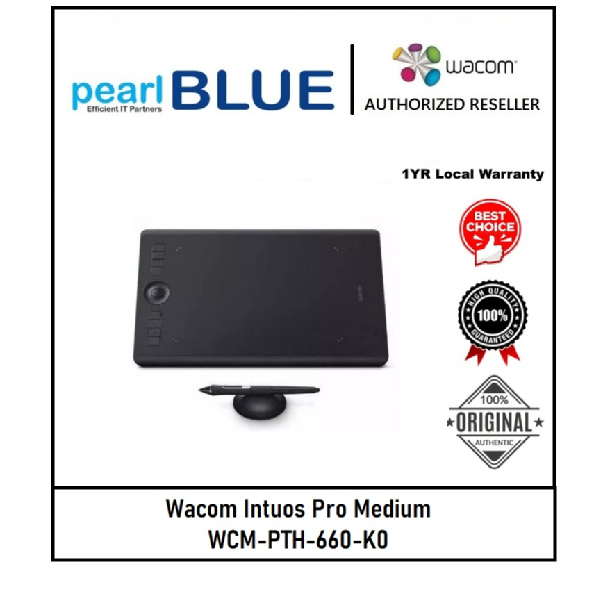 【美品】Wacom Intuos Pro Medium PTH-660/K0 ワコム PTH-660／K0 ペンタブレット 「Intuos Pro Medium」 | ヤマダ