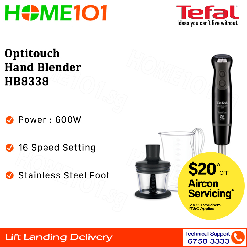 Tefal Hand Blender Optitouch HB8338 Shopee Singapore