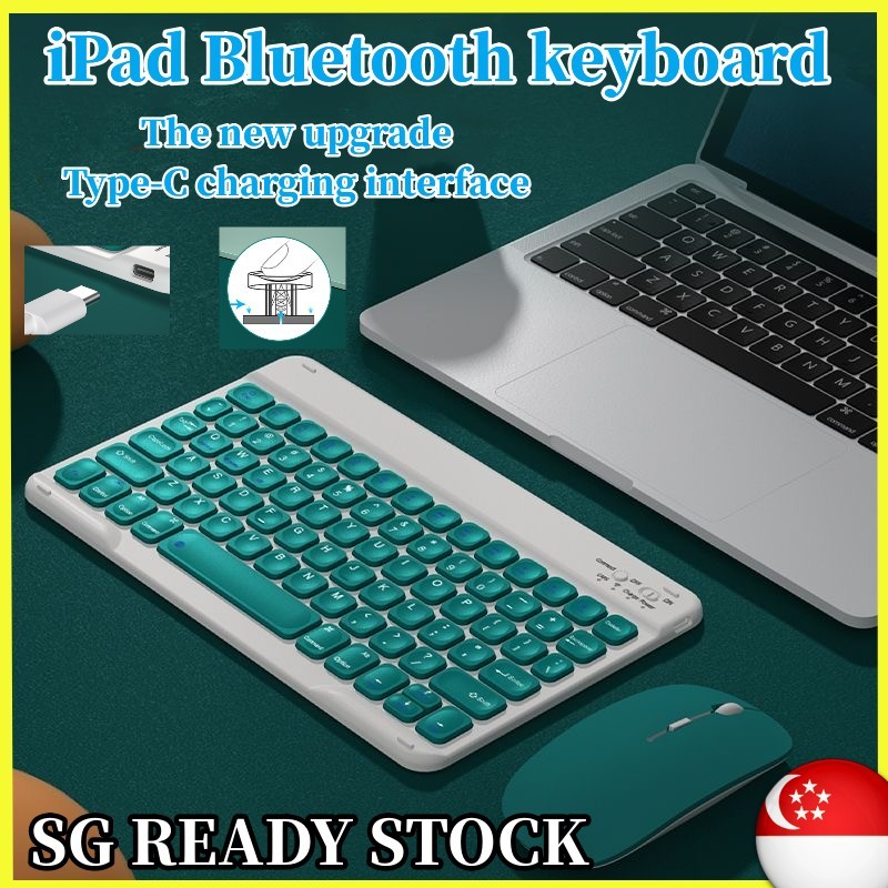 [SG READY STOCK]Home Wireless Bluetooth mute Keyboard Mouse Set Set