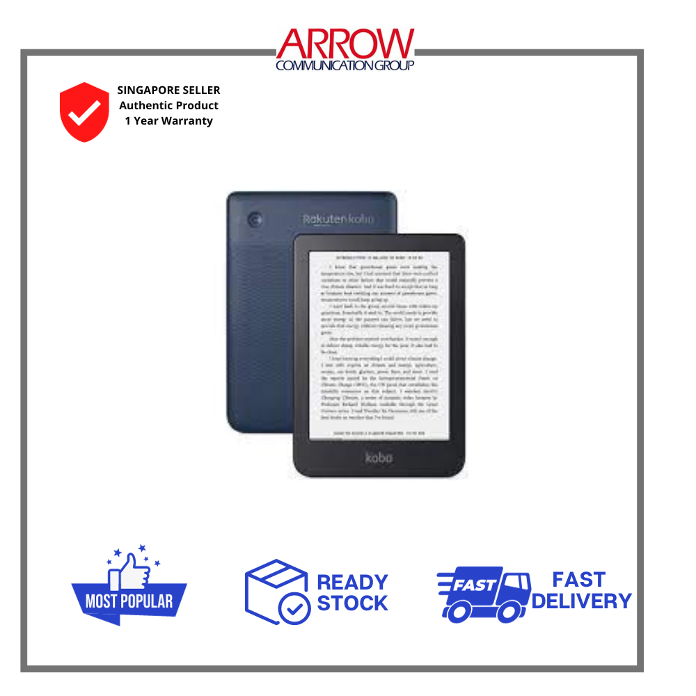 Kobo Clara 2E eBook Reader - 6 Inch - N506-KU-OB-K-EP