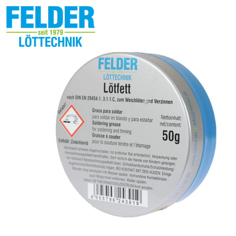 FELDER Soldering Flux / Soldering Grease 50g 100g (Made in Germany