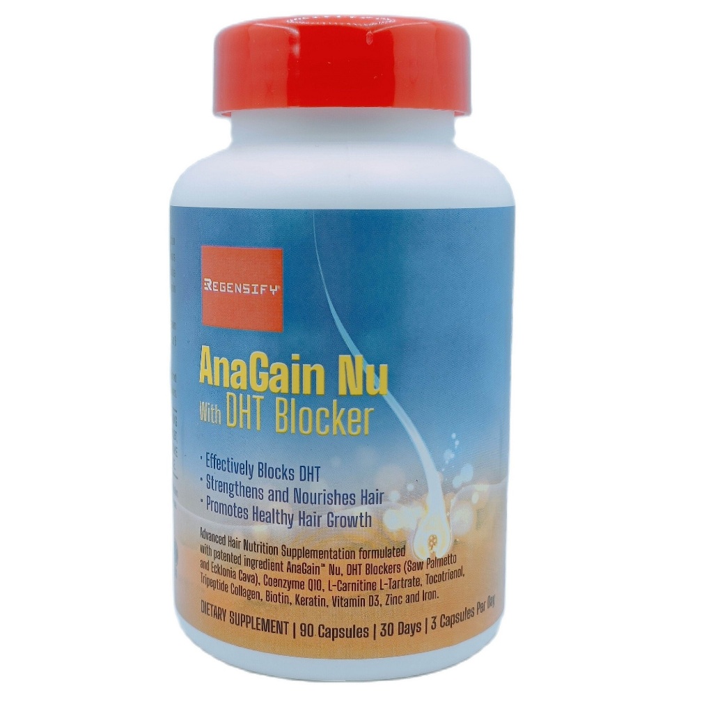 REGENSIFY AnaGain Nu with DHT Blocker Anti Hair Loss Nutritional Supplement Ecklonia Cava