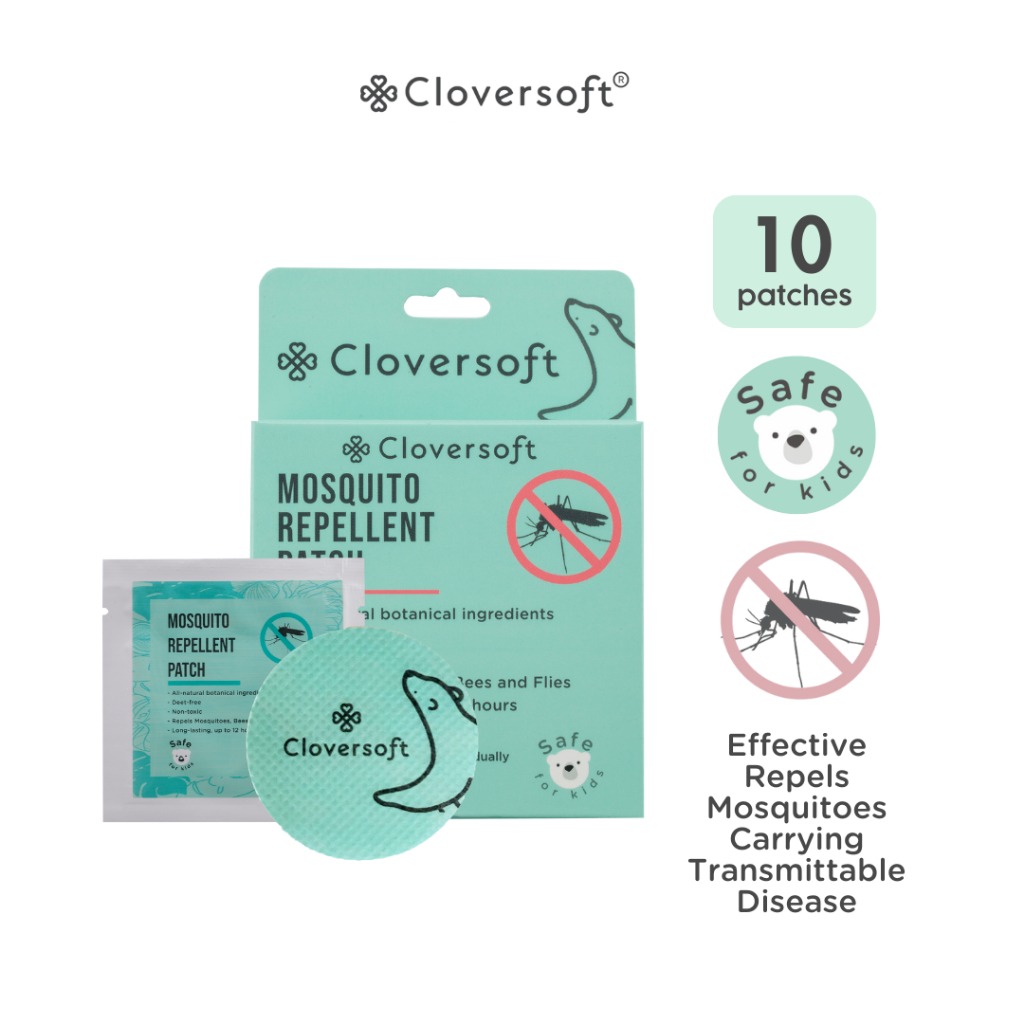 Cloversoft Mosquito Patch And Garden Insects Repellent Patch 10 Patches ...