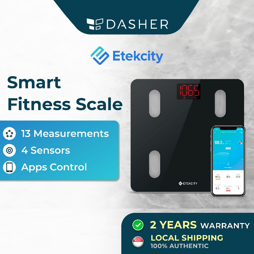 Etekcity Body Fat Scale ESF14 Bathroom Digital Weight Scale Smart