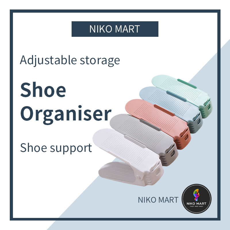 Adjustable Shoe Organiser Shoe Rack Shoe Stacker Shoe Keeper Shopee