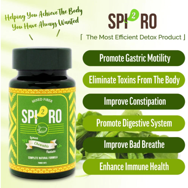 Spiro排毒糖 Spiro A Better Morning with Spiro 60 Tablets | Shopee Singapore