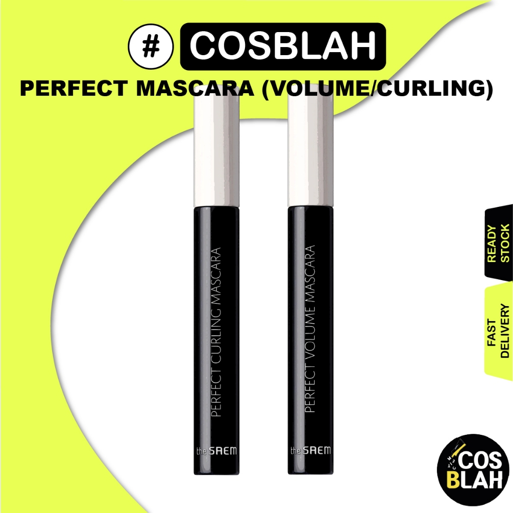 [The Saem] Saemmul Perfect Mascara (Volume / Curling) | Shopee Singapore