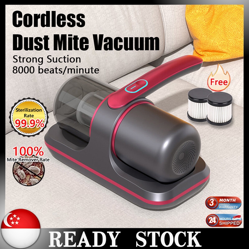 【SG 】Cordless Dust Mite Removal Vacuum Cleaner Handheld Rechargeable