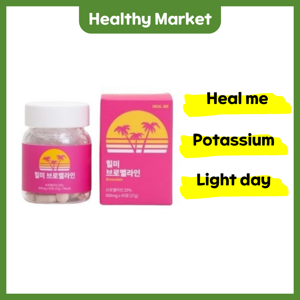 Heal me Digestive Enzymes 45 Dietary pils Bromelain Papain Pumpkin