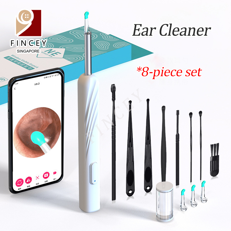 【SG】Earpick With Camera Ear Cleaner Ear Wax Removal Ear Digger Ear ...