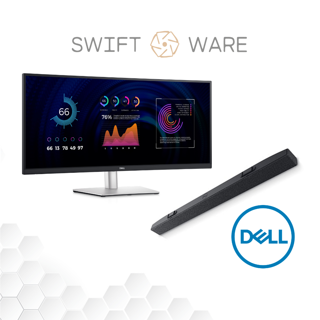 Same Day Delivery】Dell 34 Curved USB-C Hub Monitor - P3424WE