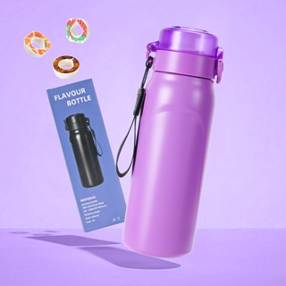 Flavorie Water Bottle With Straw 650ml Flavouring Water Bottle With Flavor  Pod Included Flip Lid Plastic Drinking Straw Bottle - Water Bottles -  AliExpress