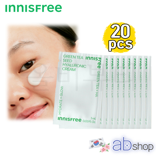 ️20pcs ️ Innisfree Green Tea Seed Hyaluronic Cream 1ml X 20pcs Shopee Singapore 2101