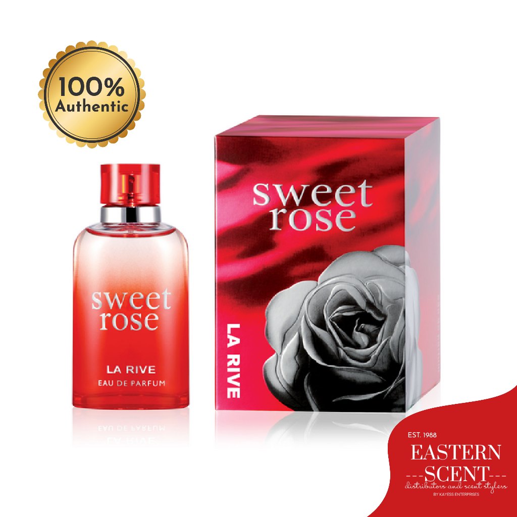 LA RIVE SWEET ROSE EDP 90ML - sweet floral (exp 12/24) | Shopee Singapore