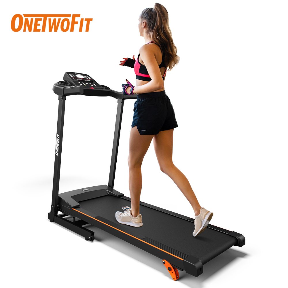 SG OneTwoFit Foldable 2.5HP Treadmill Running Walking Machine 0-12 km/h ...