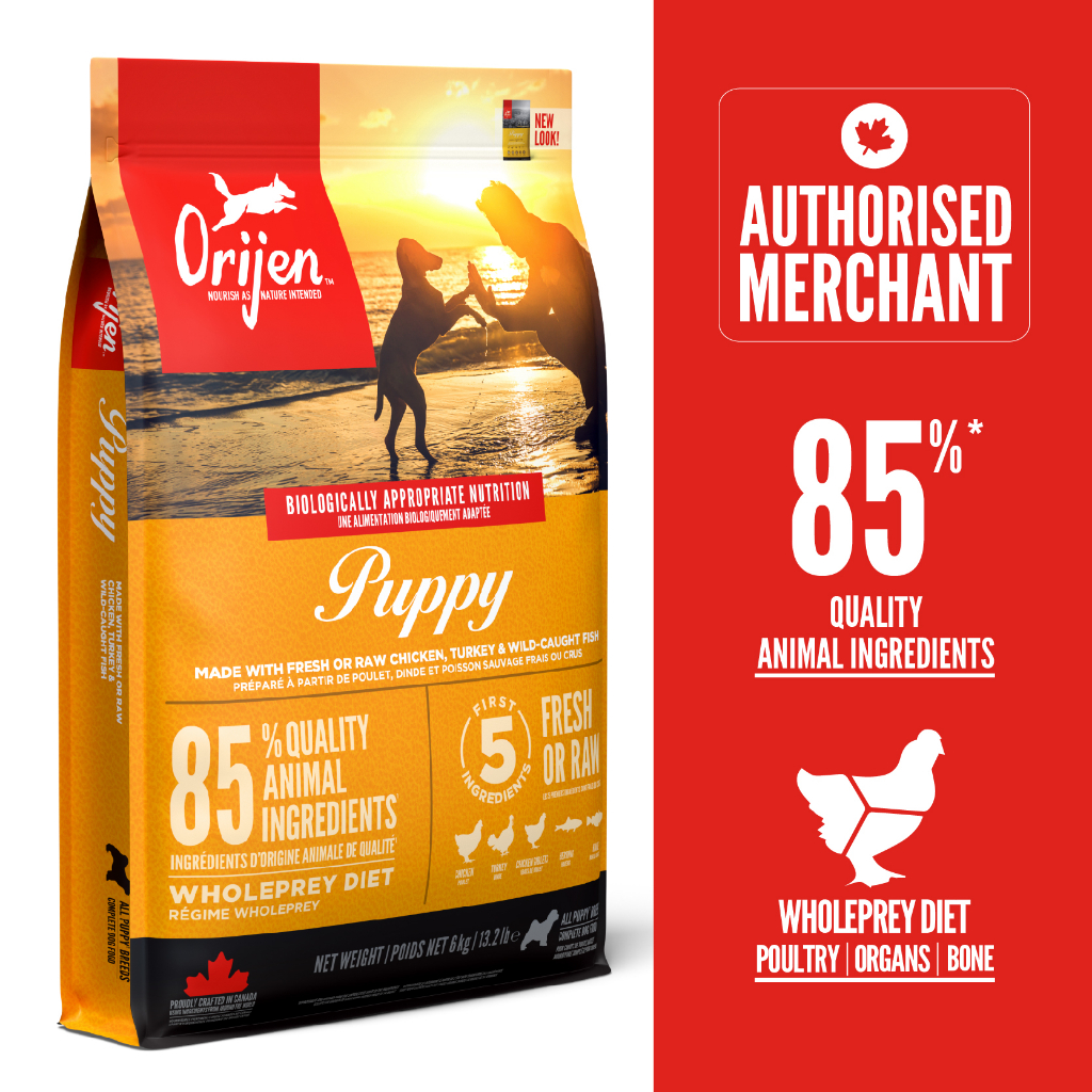 ORIJEN Puppy Dry Dog Food (4 Sizes) Shopee Singapore