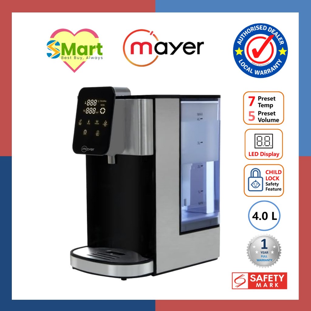Mayer 4L Instant Heating Water Dispenser with Filter [MMIWD4008