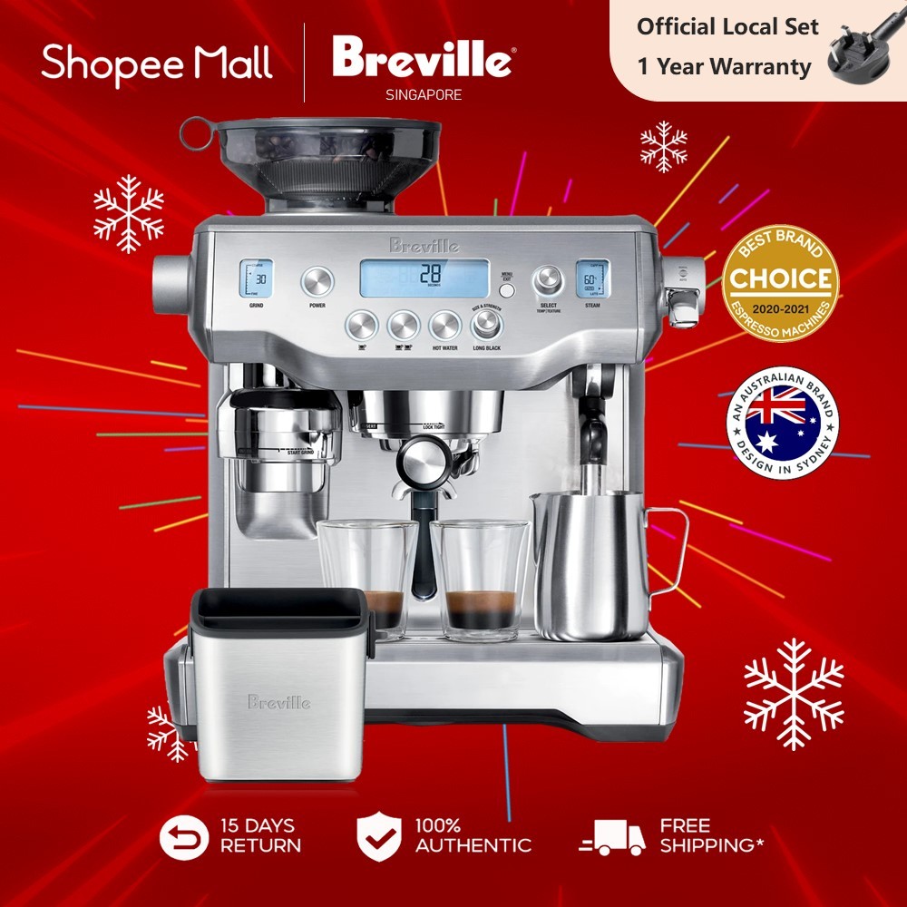 Breville the Oracle® Espresso Machine Stainless Steel BES980 Shopee