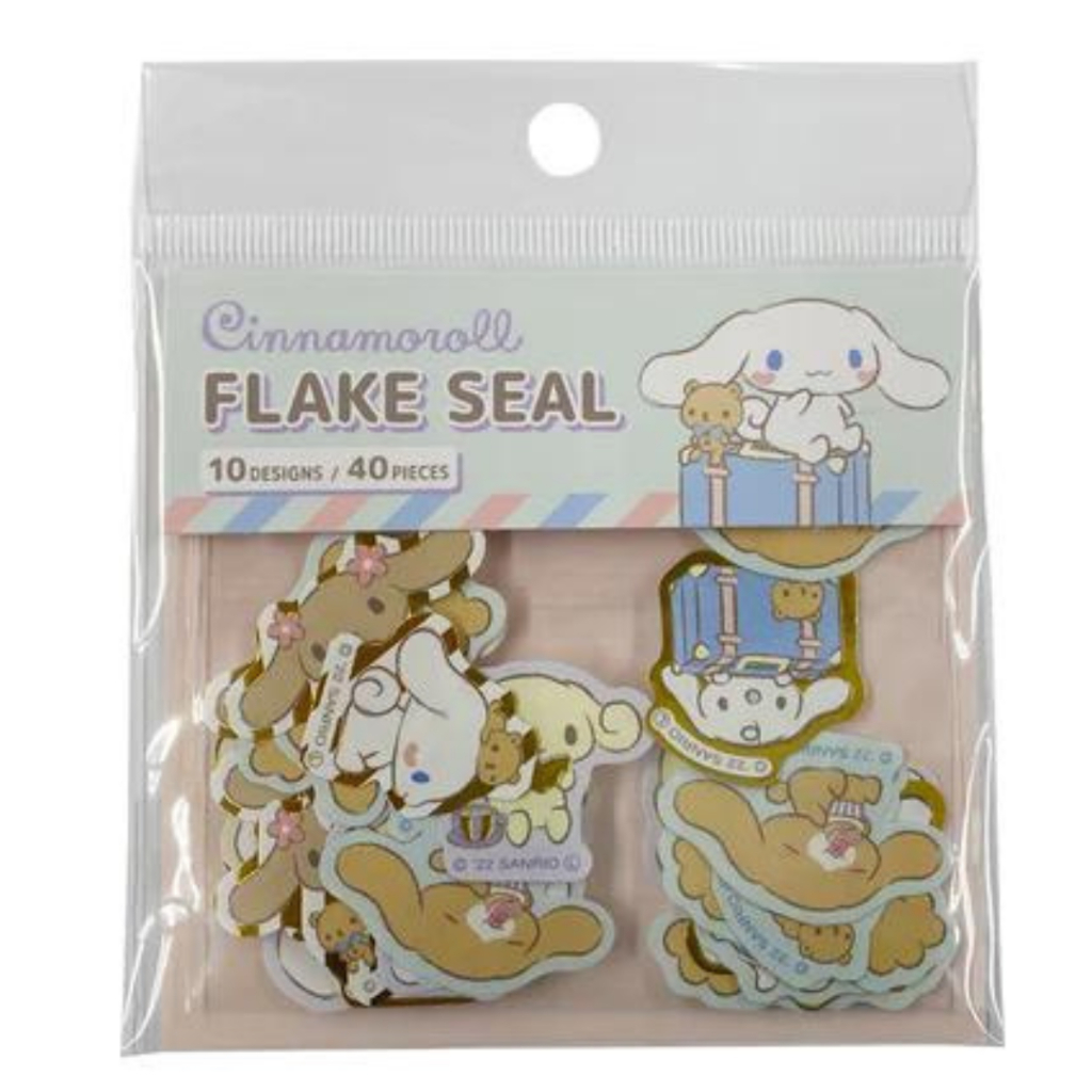 Daiso Flake Seal Stickers Sanrio Cinnamoroll【top Quality From Japan】 Shopee Singapore 2098