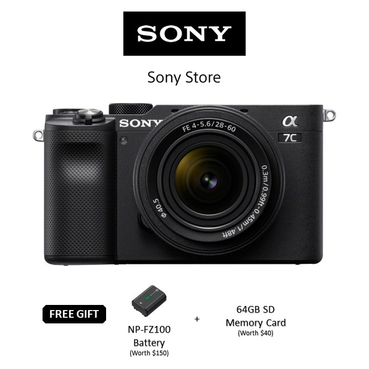 Sony Singapore ILCE7CL / A7C Alpha Emount Compact Full Frame Camera