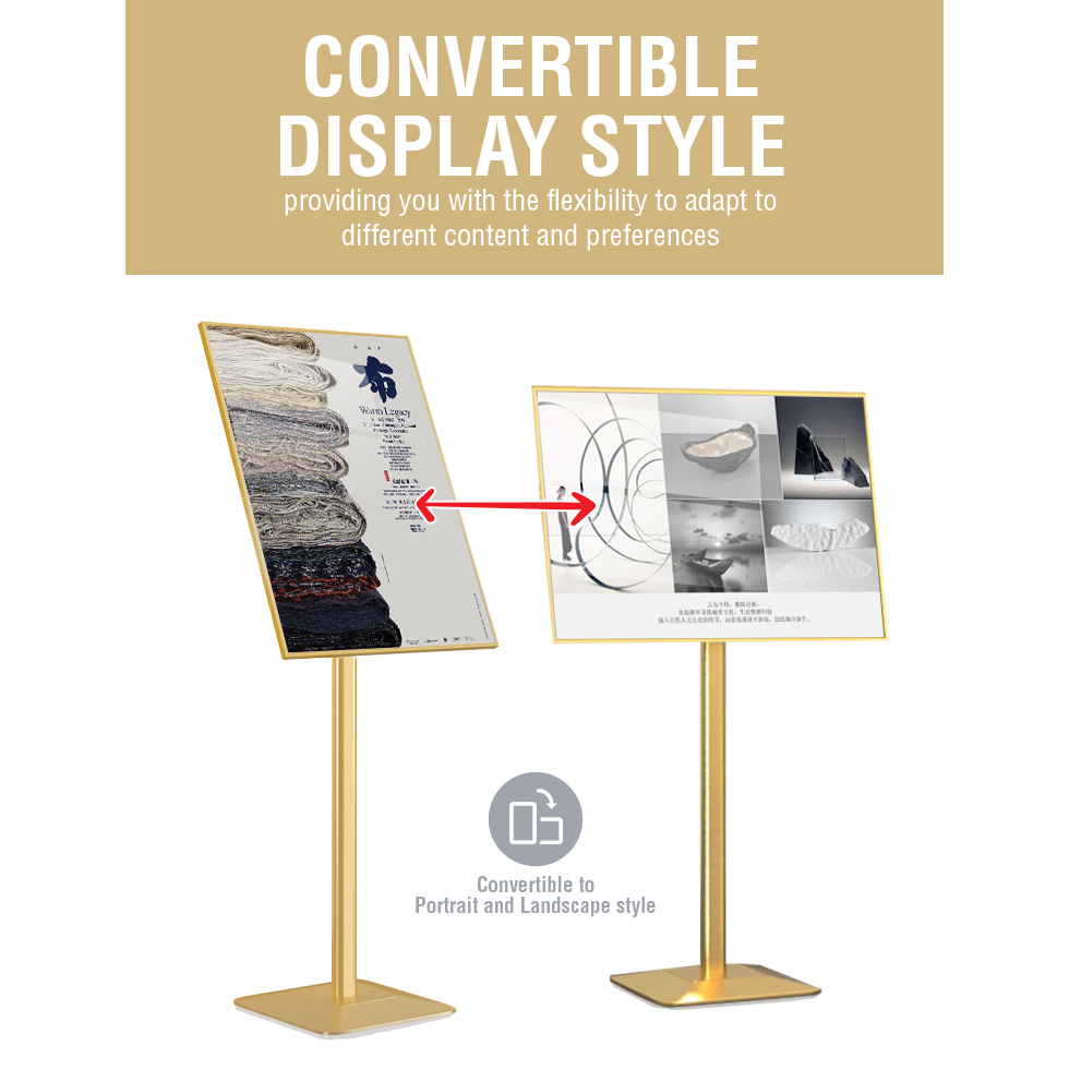 Holten Premium A2 Poster Stand | Single side poster stand | Heavy ...