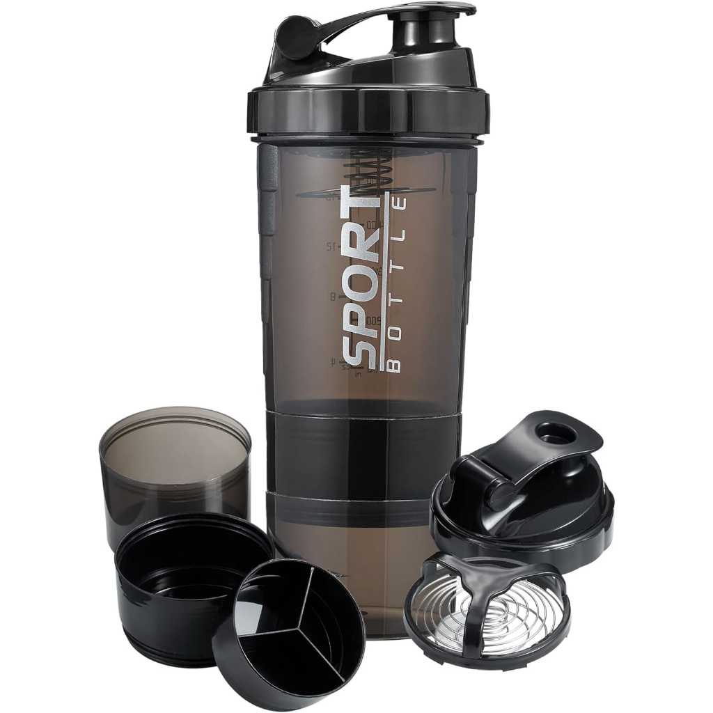 16 oz Shaker Blender Bottle for Protein Mixes, Pro Workout Bottle ...