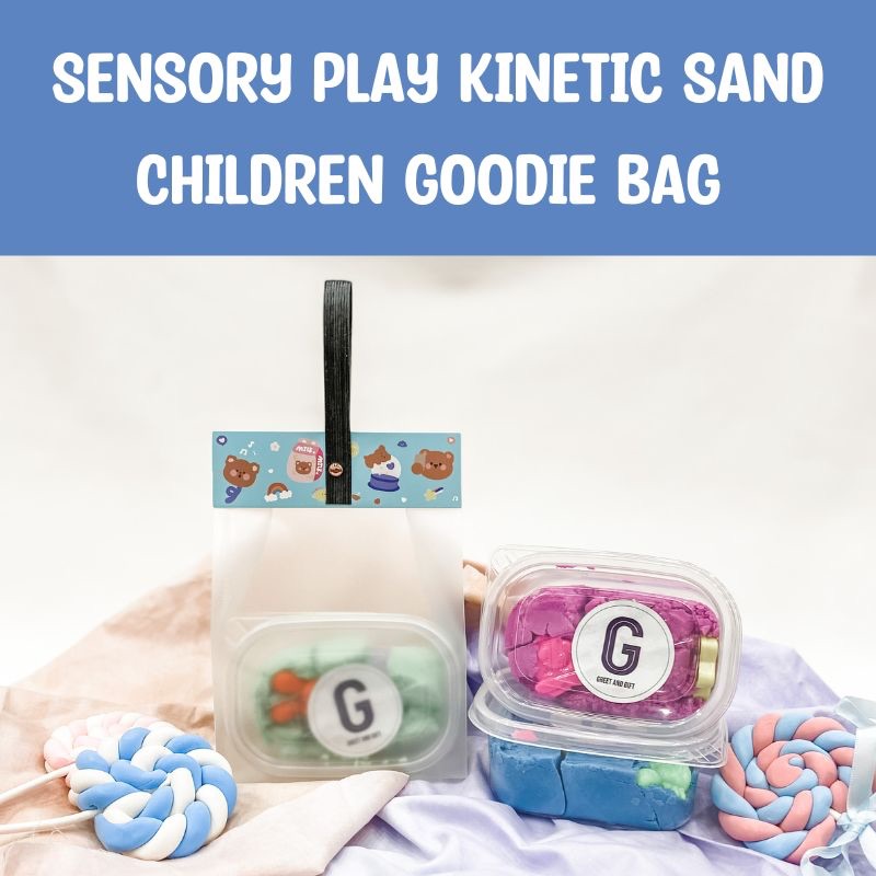 Sensory Play Kinetic Sand Pre packed Children Goodie Bags Party Favors Shopee Singapore