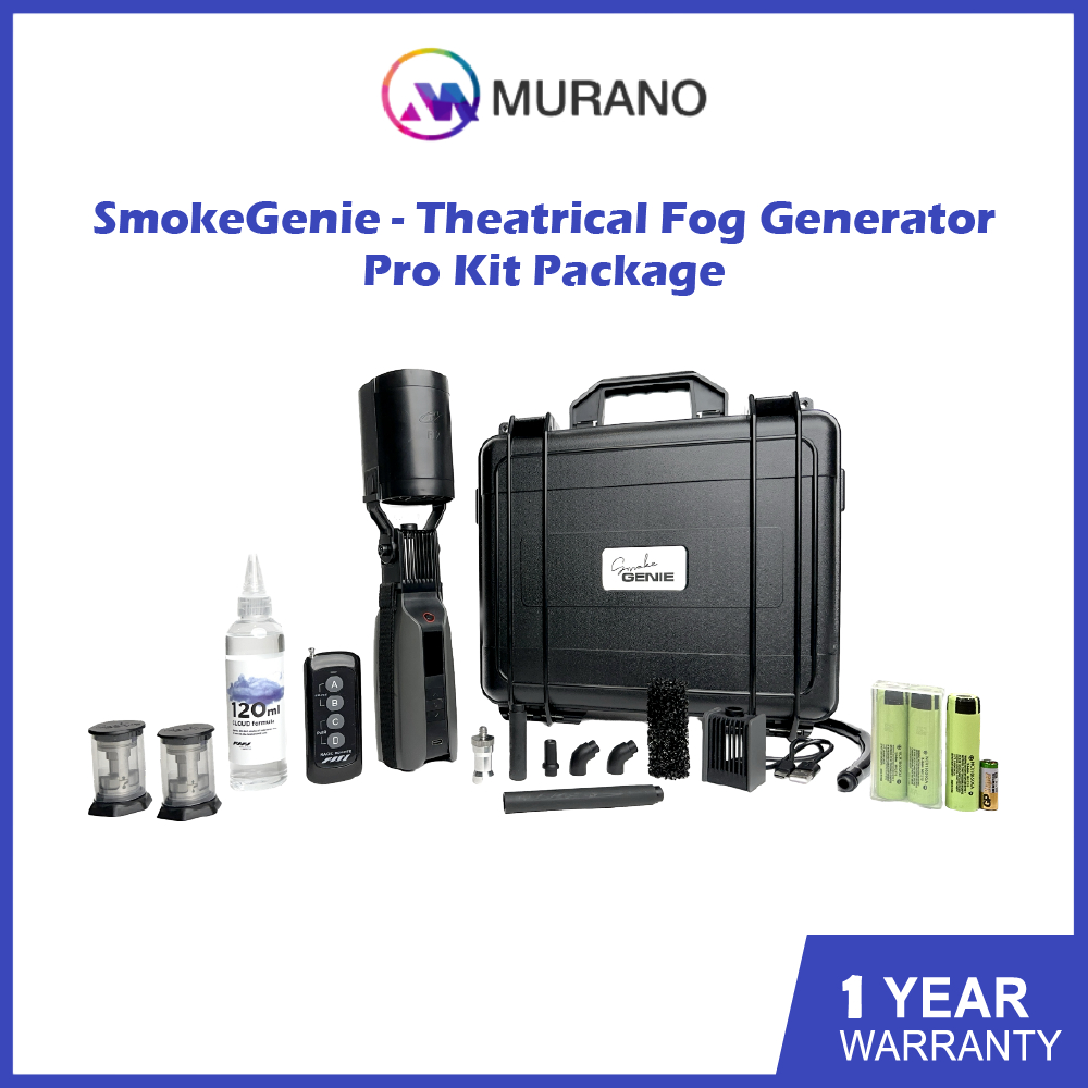 PMI SmokeGENIE Handheld Fog and Haze Machine Professional Kit for Pro