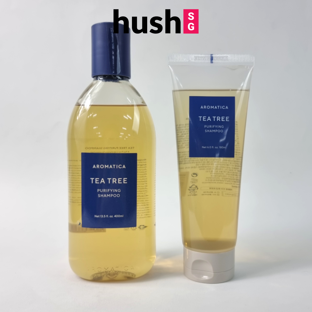 AROMATICA Tea Tree Purifying Shampoo - 180ml/400ml | Shopee Singapore