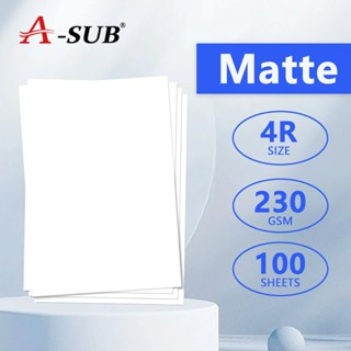 Size A5 White Matte Thick Paper Card 240gsm Cardstock For Water