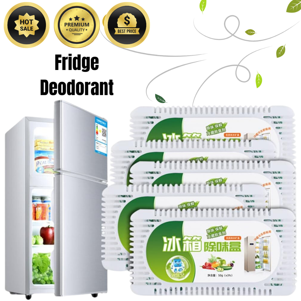 Refrigerator Deodorizer Smell Remover Freezer Air Purifier Bamboo ...