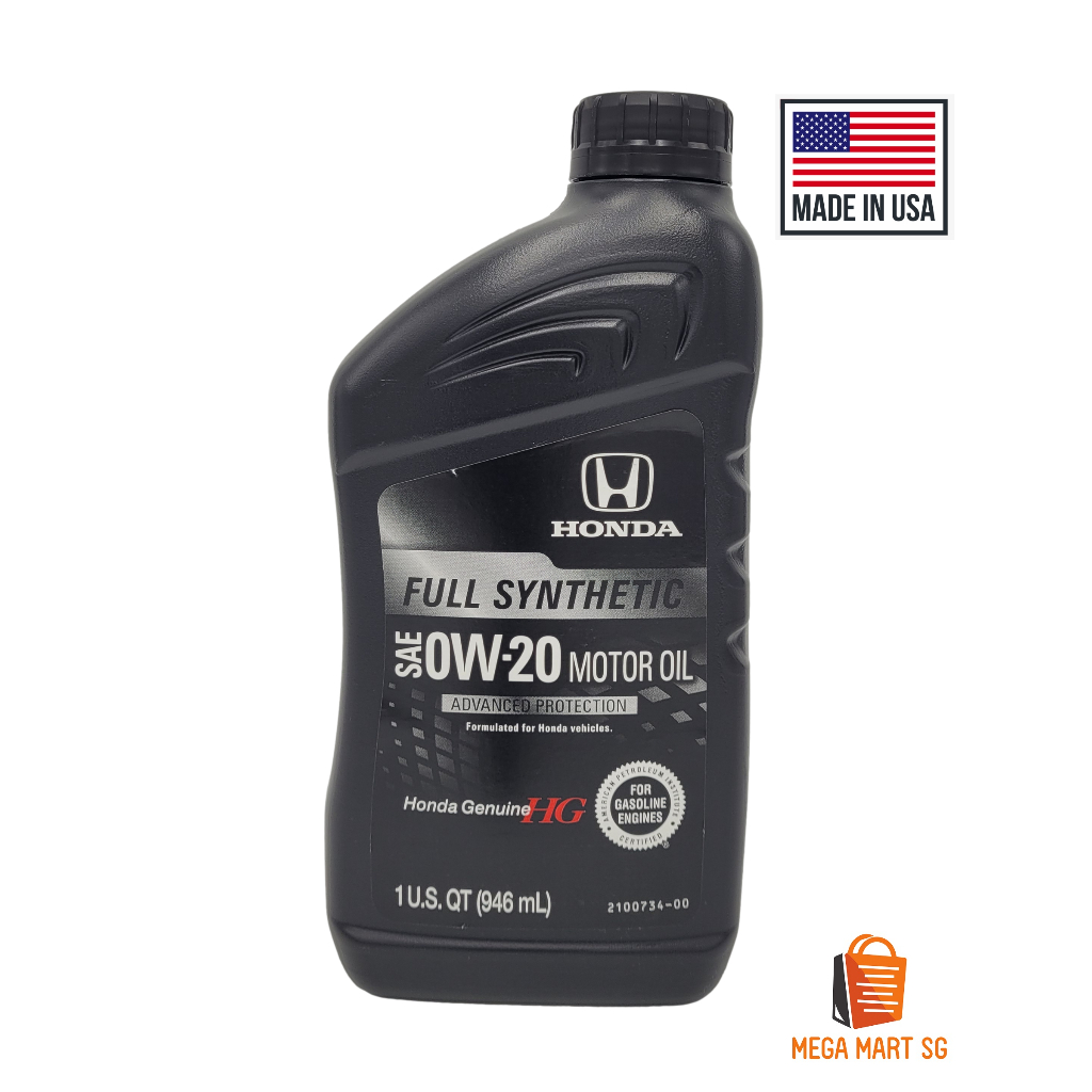 Honda Genuine 0W20 SP Engine Oil 1 Quart (946ml) | Shopee Singapore