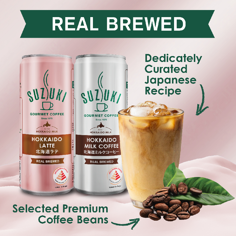 Suzuki Hokkaido Latte 24 cans x 240ml | Shopee Singapore