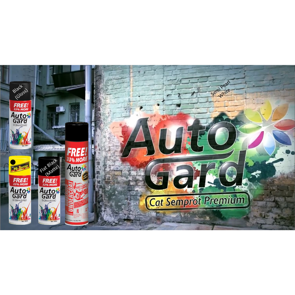 Spray Paint Black Colour by AutoGard Automotive Grade (Performance