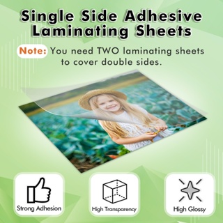HA SHI Self Adhesive Laminating Sheets, Cold Laminate, self Seal