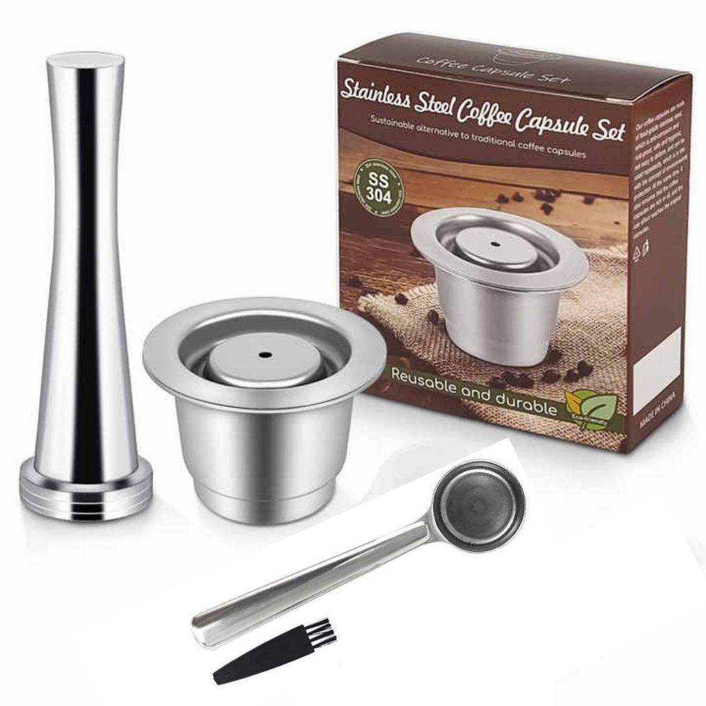 Stainless Steel Reusable Nespresso Capsules Permanent Coffee Capsule ...