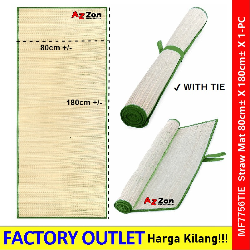 Straw Mat Picnic Mat Straw Rugs Carpet / Alas Lantai / Camping Mat ...