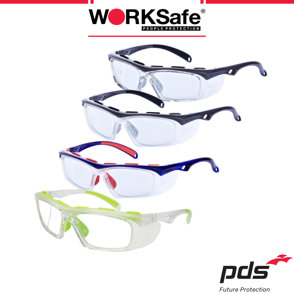 WORKSafeRX STEED Prescription Safety Glasses, Lightweight TR90 Frame ...