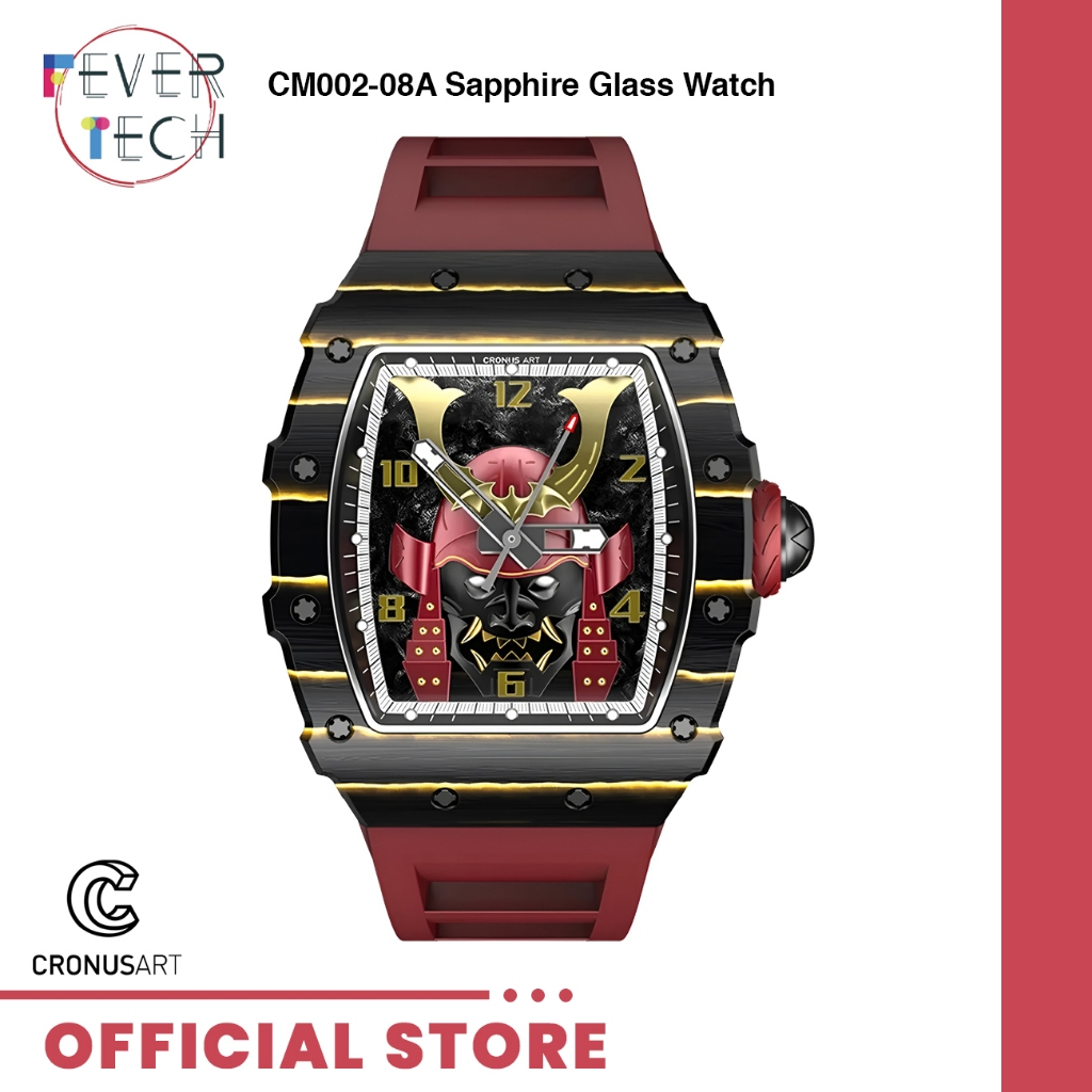 CRONUS ART CM002-08A – Samurai-Inspired NTPT Carbon Fiber Automatic ...