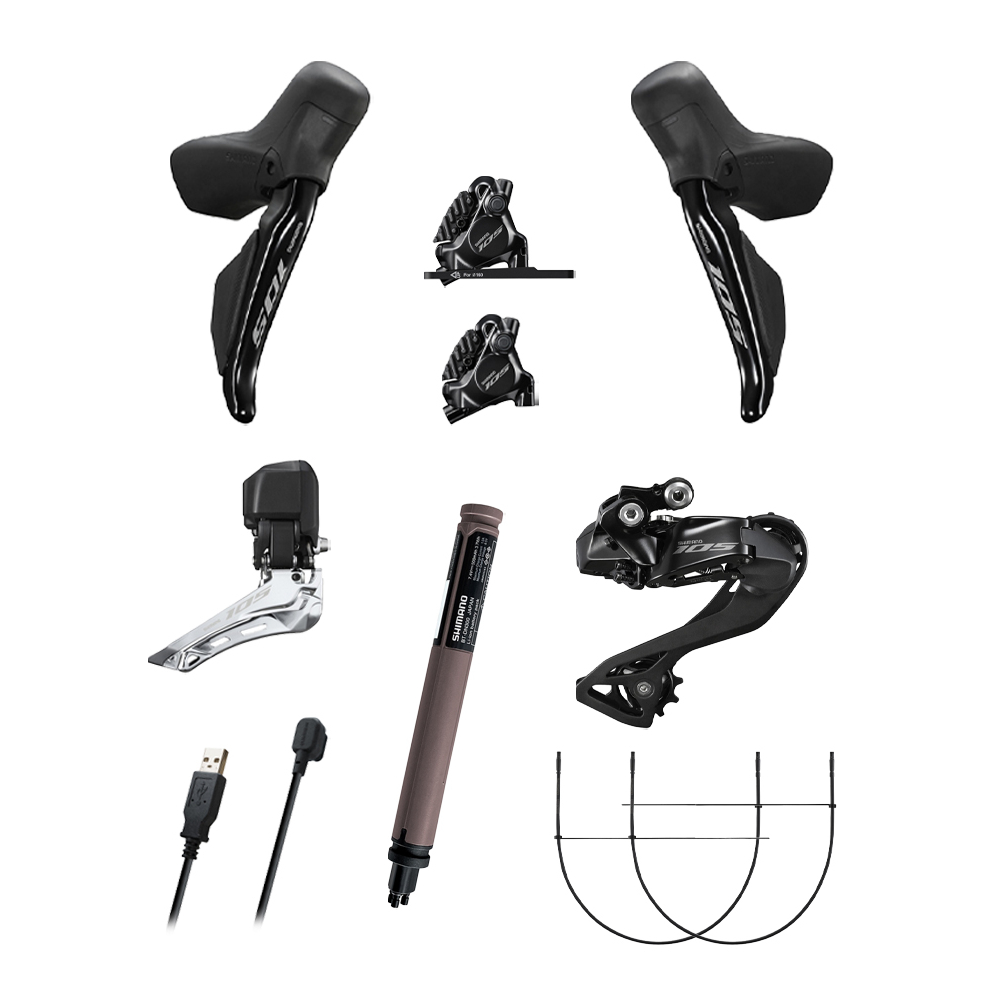 Shimano 105 Di2 R7170 2x12 Speed Electronic Upgrade Kit R7150 For Road ...