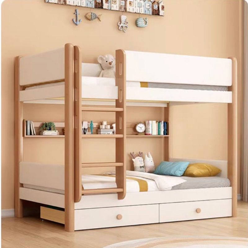 [SG Seller] Kids Bunk Bed with Pull Out Storage BedKids Bunk Bed