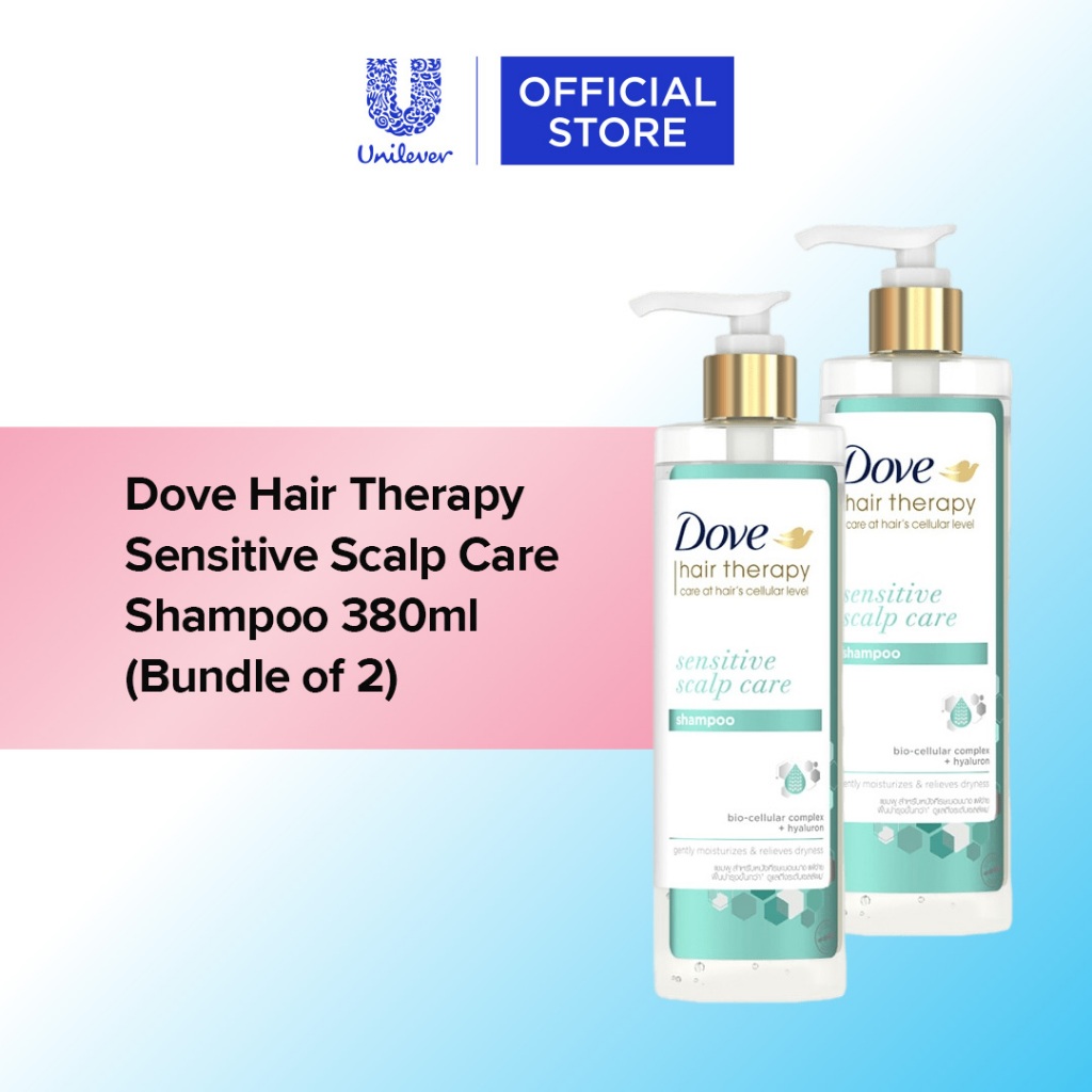 [Bundle of 2] Dove Hair Therapy Shampoo 380ml | Shopee Singapore