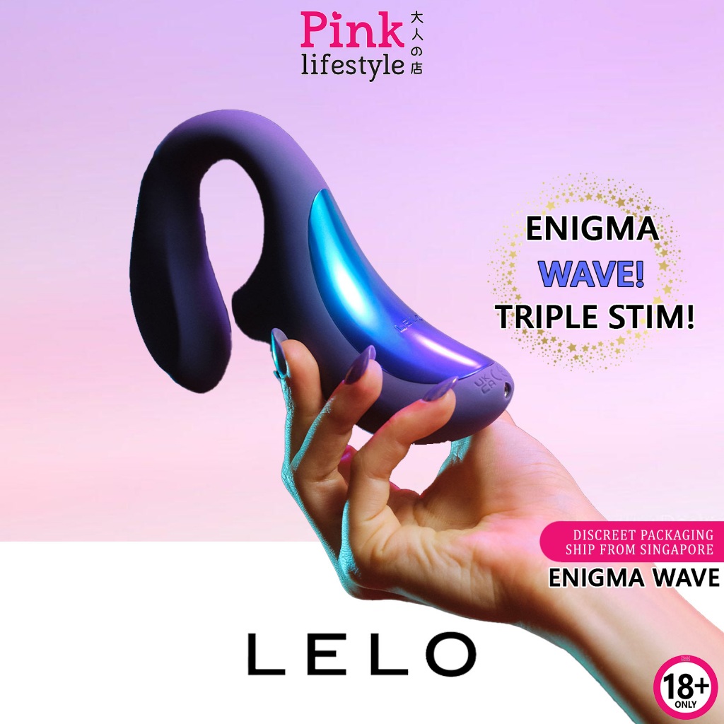 Lelo - Enigma Wave Triple Stimulation Sonic Massager Suction With Dildo  G-Spot Ultra Sex Toy For Women Pink Lifestyle | Shopee Singapore